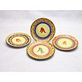 Certified International 4-piece 'Texmex' Salad/ Dessert Plate Set