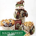 Birch Snowman Sweets Gift Tower