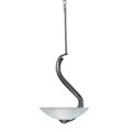 Brushed-nickel 1-light Pendant Lamp