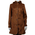 Columbia Women's Knee-length Faux Leather Coat