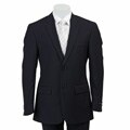 John Varvatos Star USA Men's 2-button Navy Wool Suit