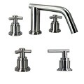 Azure Satin Nickel 8-inch Widespread Lavatory Faucet