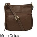 Rosetti Pebbled Leather Crossbody Bag