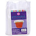 Gelatin Clear Plastic 2.5-ounce Shot Glasses (Pack of 40)