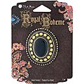 Blue Moon Beads 'Royal Boheme' Round Green-oxidized Gold Pendant