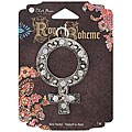 Blue Moon Royal Boheme Antique Silver/ Rhinestone Symbol Of Venus Pendant