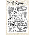 Crafty Secrets Thanksgiving Clear Art Stamp Sheet