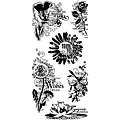 Inkadinkado Flower Sentiments Clear Stamps