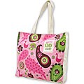 Carolyn Gavin 'Happy Go Lucky' Canvas Tote Storage Bag