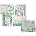 'Azure Blooms' Notecards with Envelopes Box Set