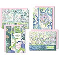 'Azure Blooms' Thank You Cards with Envelopes (Pack of 12)