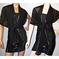 Symphony Designs Luxurious Chiffon Evening Wraps (Set of 2)