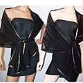 Symphony Designs Luxurious Chiffon Evening Wraps (Set of 2)