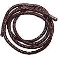 Silver Creek 5mm Round Chocolate Braided Leather Cords (Pack of 40)