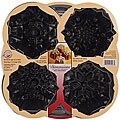 Wilton Dimensions 4-cavity Snowflake Mini Cake Pan