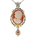 Michael Valitutti Two-tone Cameo Necklace