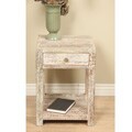 Stripped Teak Side Table (India)