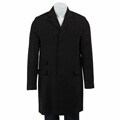 French Connection Men's 'Melton' Black Overcoat