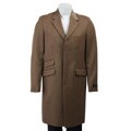 French Connection Men's Tweed Wool Coat