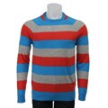 French Connection Men's Striped Wool Sweater