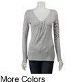 Magaschoni Women's Cashmere Blend Twist-front Sweater