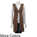 Magaschoni Women's Cashmere Sleeveless Cardigan