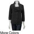 Magaschoni Women's Cable Cardigan