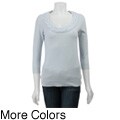 Magaschoni Women's Cashmere Scoop Neck Sweater