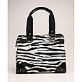 OiOi Black Zebra Tote Diaper Bag