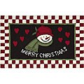 Holiday Black Rug (1'8 x 2'8)