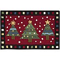 Holiday Red Rug (1'8 x 2'8)