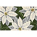 Handmade Floral Rug (1'8 x 2'8)