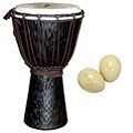 World Rhythm Djembe with Free Egg Shakers (Indonesia)