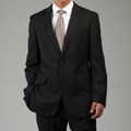 Kenneth Cole Reaction Men's Slim Fit 2-button Black Suit