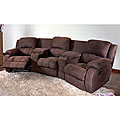 Savoy 5-piece Brown Recliner Home Theater Sectional Set