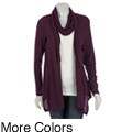 Ninety Women's Draped Flyaway Cardigan