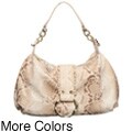 Elaine Turner 'Ashton' Snake-embossed Hobo Bag