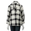 Focus 2000 Women's White Plaid Jacket
