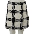 Focus 2000 Women's White Plaid Skirt