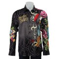 Christian Audigier Men's Classic Poplin Shirt