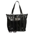 XOXO 'Player' Black Tote Bag