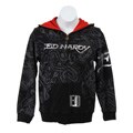 Ed Hardy Boys' Foil Printed Skull Hoodie