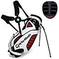 TaylorMade Men's TMX White/ Black Golf Stand Bag