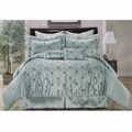 Prestiege Blue/ Brown 8-piece Comforter Set