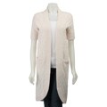 QI Cashmere Women's Cable Knit Duster