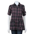 Millenium Women's Plaid Tunic Top