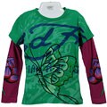 Ed Hardy Girl's 2-fer Butterfly T-shirt