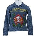 Ed Hardy Boy's Flaming Skull Polo
