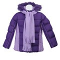 Rothschild Girl's Coat and Scarf Set