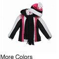 Rothschild Girl's Coat with Hat and Scarf Set
